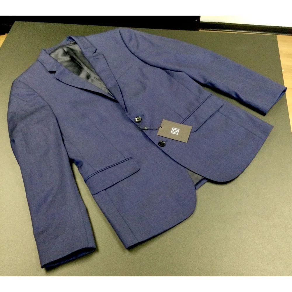 Men's The Black Tux Blazer Blue Italy tollegno‎ 1900
